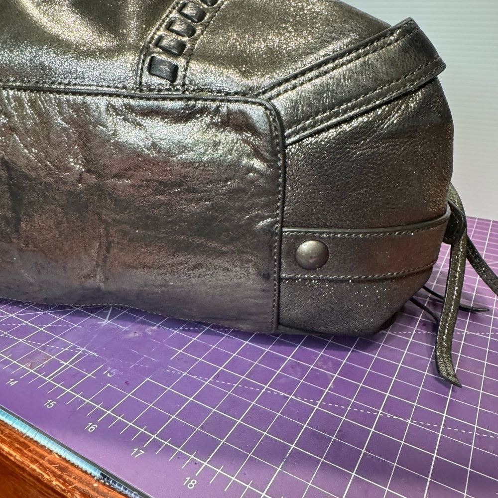 Rare Coach Metallic Leather Annie Bag - Picture 8 of 15